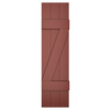 3x2 Z Bar Painted Cottage Red