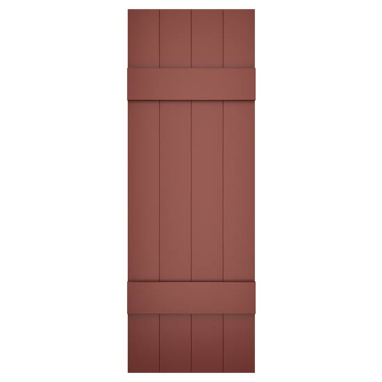 4x2 Painted Cottage Red