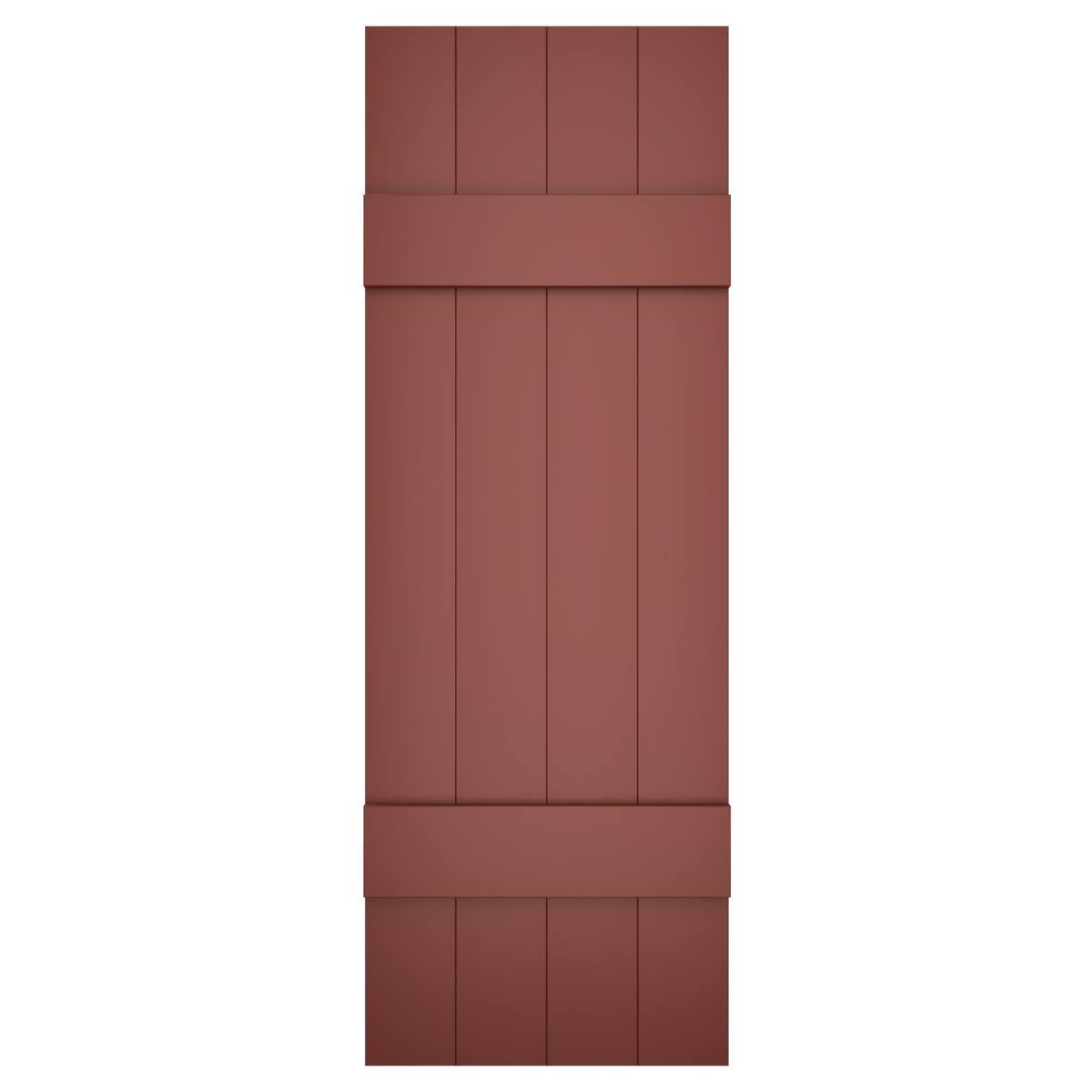 4x2 Painted Cottage Red