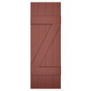 4x2 Z Bar Painted Cottage Red