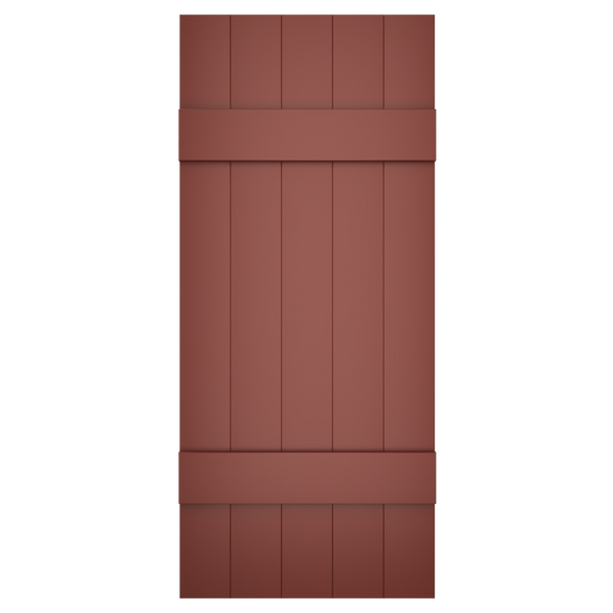 5x2 Painted Cottage Red