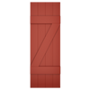 4x2 Z Bar Painted Country Redwood