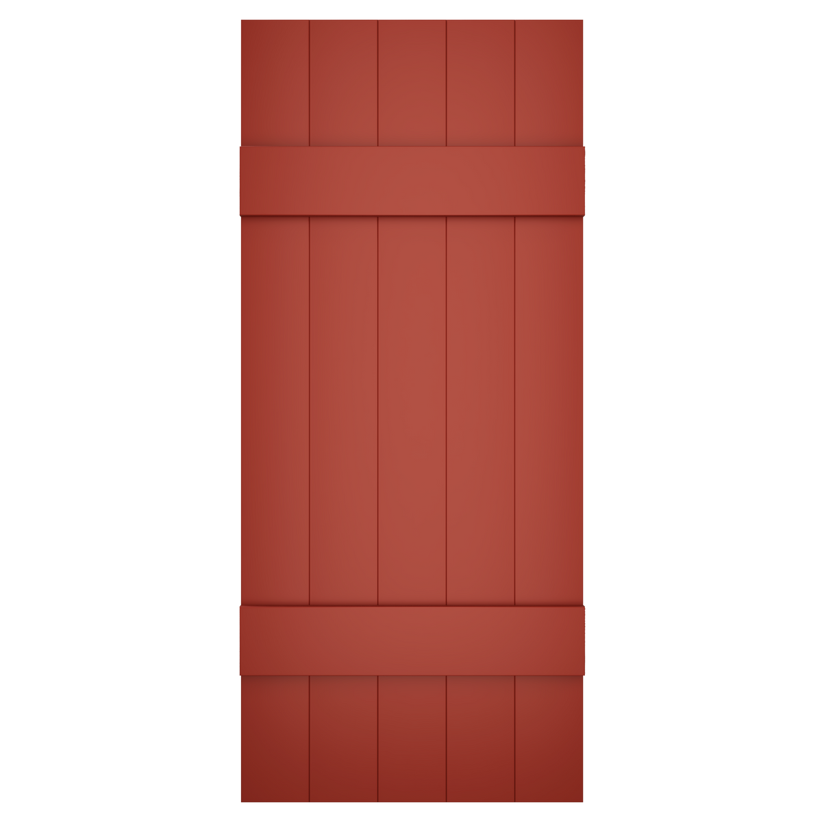 5x2 Painted Country Redwood