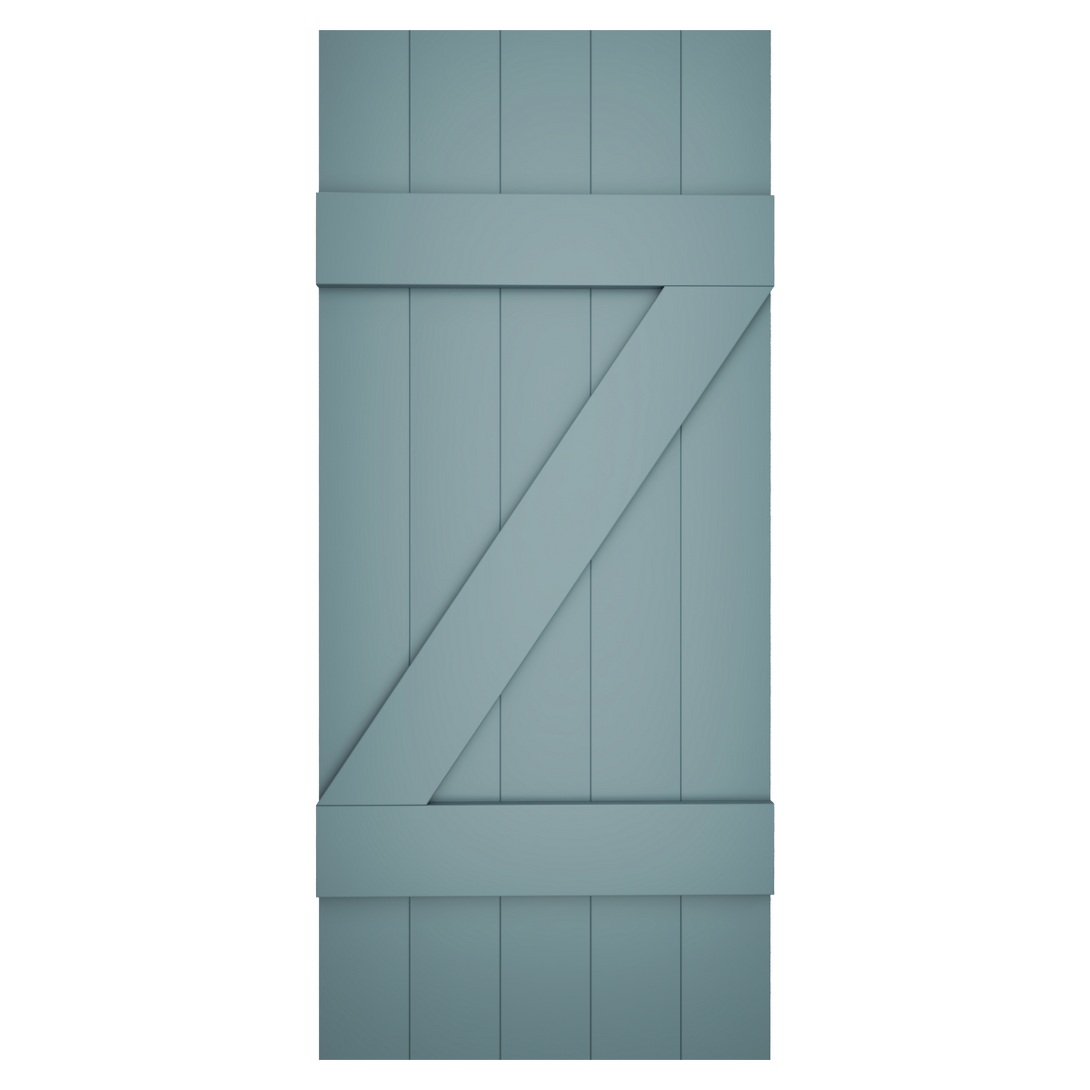5x2 Z Bar Painted Hamilton Blue