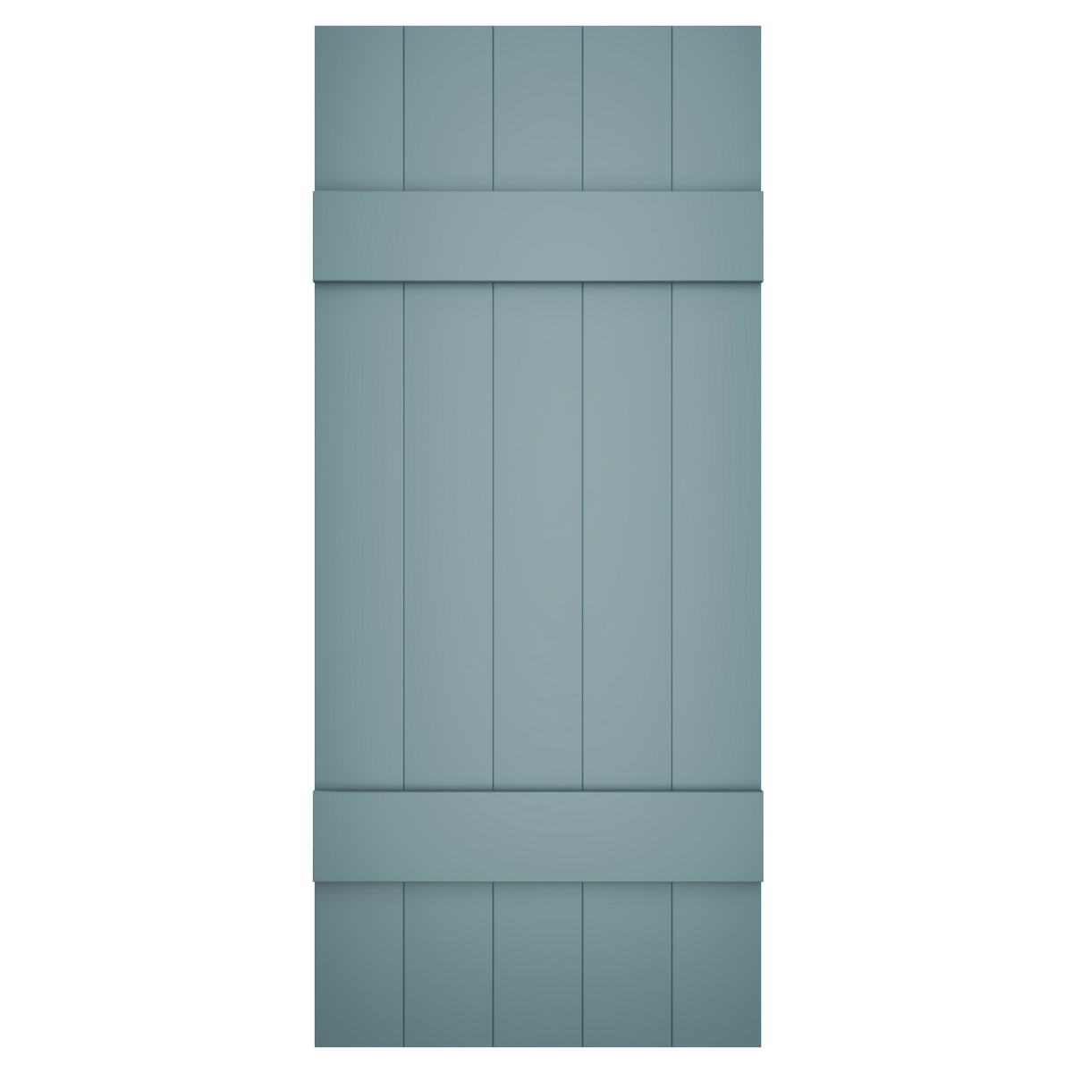 5x2 Painted Hamilton Blue