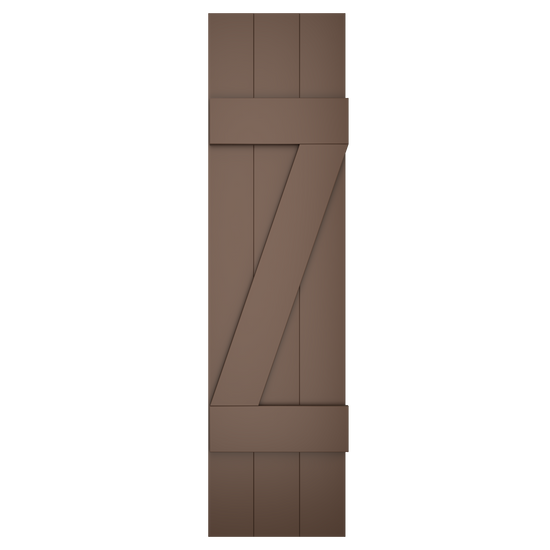 3x2 Z Bar Painted Tudor Brown
