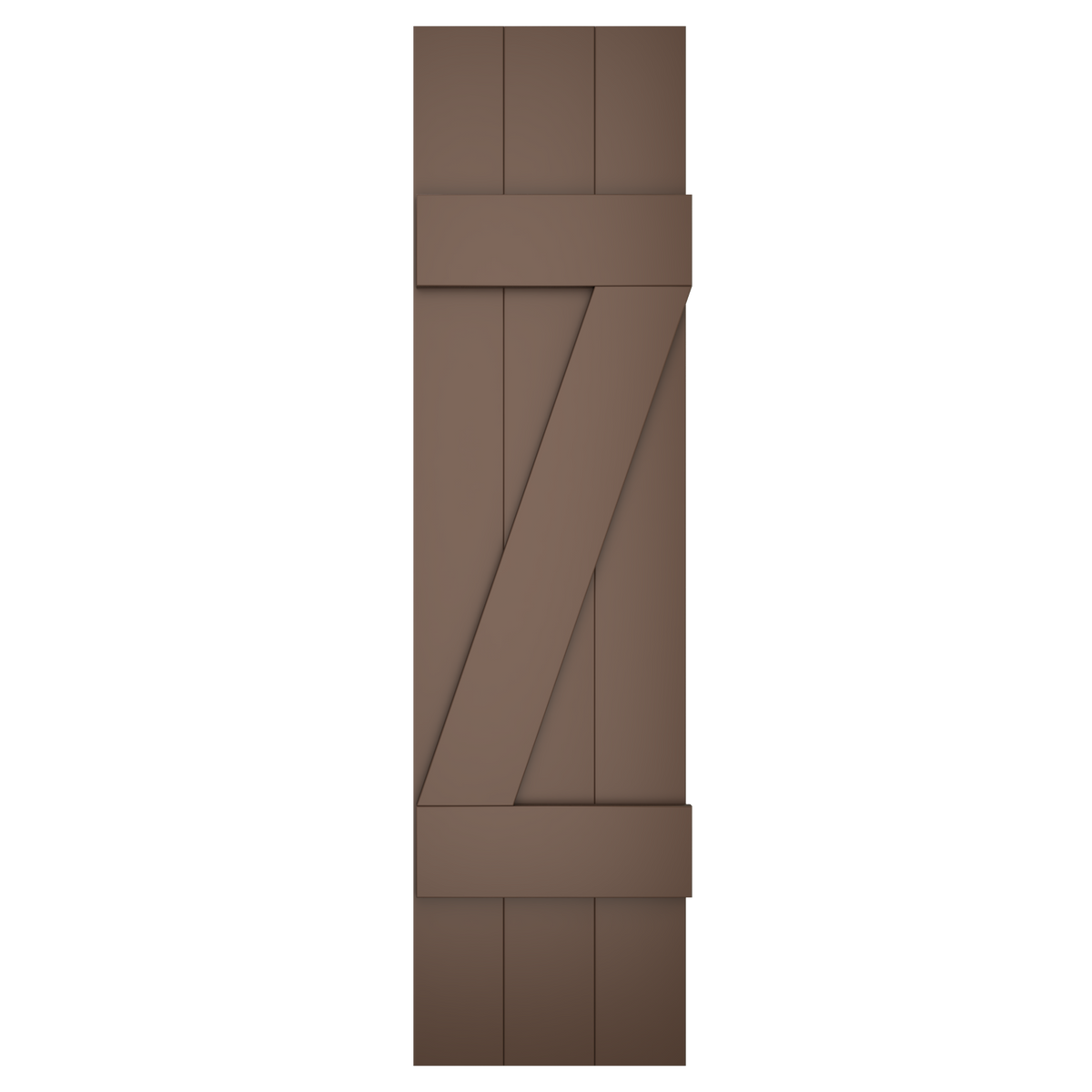 3x2 Z Bar Painted Tudor Brown