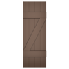 4x2 Z Bar Painted Tudor Brown