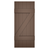 5x2 Z Bar Painted Tudor Brown