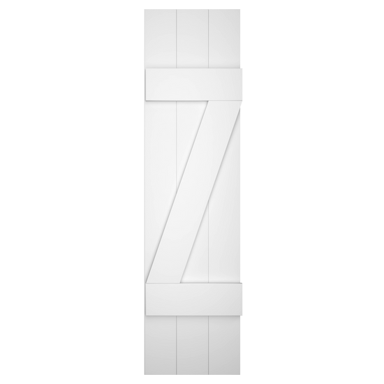3x2 Z Bar Painted White