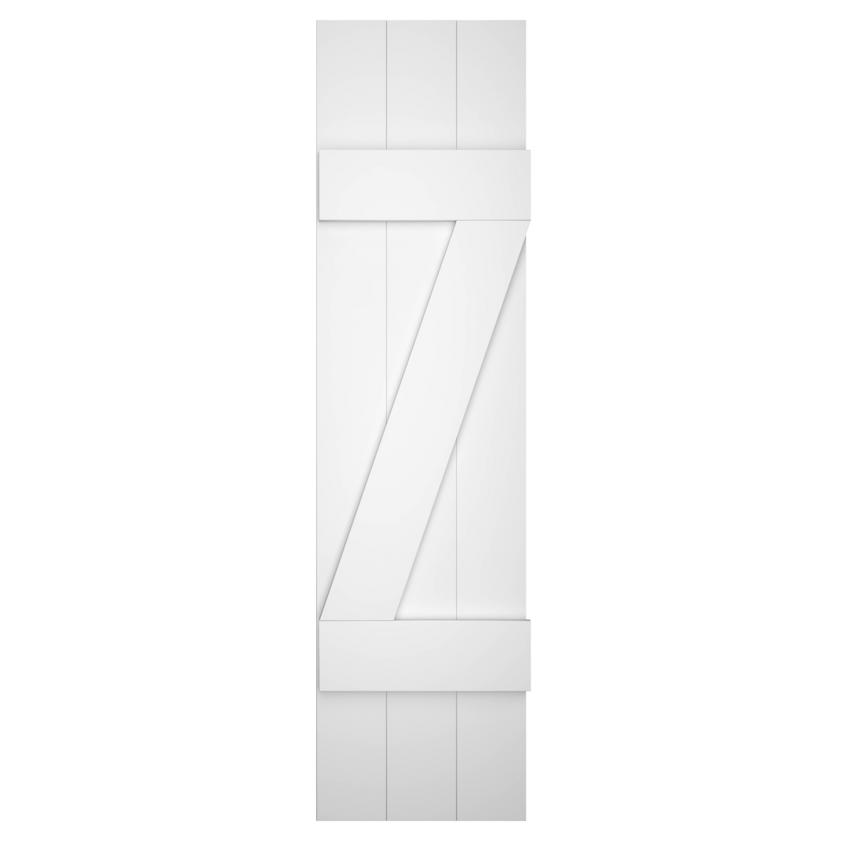 3x2 Z Bar Painted White