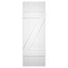 4x2 Z Bar Painted White