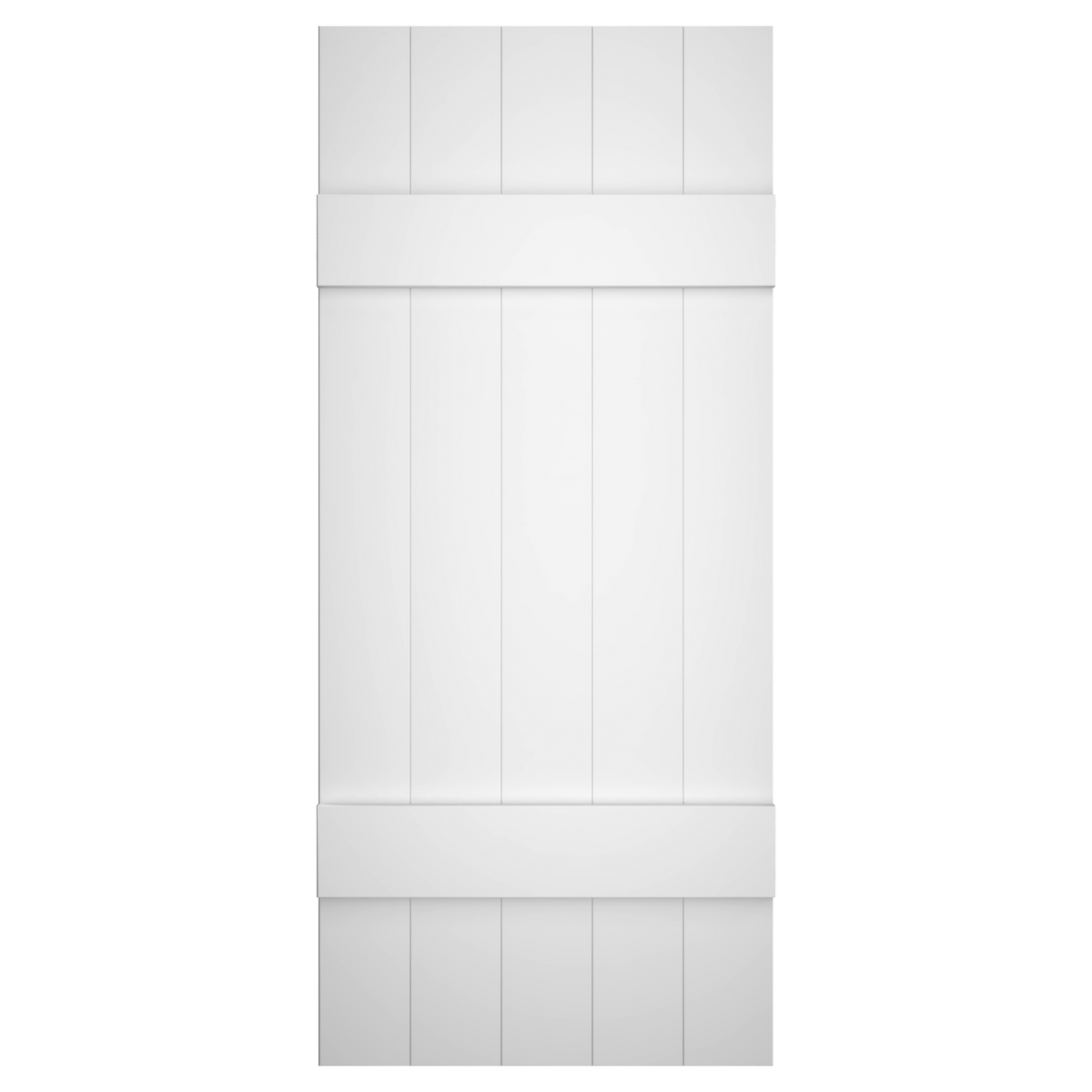 5x2 Painted White