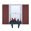 Vinyl | Louvered Exterior Shutters | 9.25" Width | Cathedral Top | No Mid Rail | 1 Pair