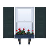 Vinyl | Louvered Exterior Shutters | 14.5" Width | Straight Top | with Mid Rail (50/50 Split) | 1 Pair
